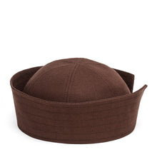 Load image into Gallery viewer, Sailor Linen Hat in Chocolate
