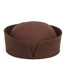 Load image into Gallery viewer, Sailor Linen Hat in Chocolate
