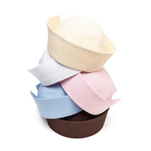 Load image into Gallery viewer, Sailor Linen Hat in White
