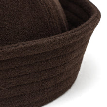 Load image into Gallery viewer, Sailor Collare Hat in Dark Chocolate

