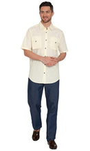 Load image into Gallery viewer, Men's Short Sleeve Easy Snap Explorer Shirt With Multi-Pockets and cool back mesh
