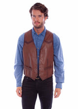 Load image into Gallery viewer, Scully Amarillo (2053 Leather) – Men's Vest
