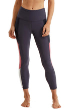 Load image into Gallery viewer, Women's Side Color Block Leggings 24" inseam by CoverGirl
