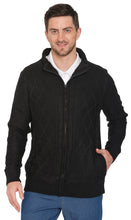 Load image into Gallery viewer, Mens Sherpa Fleece Lined Zip Front Sweater Jacket
