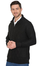 Load image into Gallery viewer, Mens Sherpa Fleece Lined Zip Front Sweater Jacket

