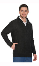 Load image into Gallery viewer, Mens Sherpa Fleece Lined Zip Front Sweater Jacket
