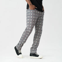 Load image into Gallery viewer, M1931 Vercelli Plaid Suede Pants - Black
