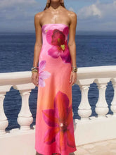 Load image into Gallery viewer, Stylish Printed : Tube Maxi Dress
