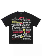 Load image into Gallery viewer, Men's Letter Round Neck Short Sleeve T-Shirt
