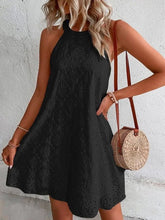 Load image into Gallery viewer, Eyelet short dress
