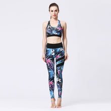 Load image into Gallery viewer, 💪 Seamless 2-Piece Yoga Set – High-Waist Leggings &amp; Crop Top
