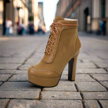 Load image into Gallery viewer, Women’s High Heel Martin Boots

