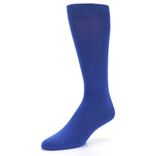 Load image into Gallery viewer, Midnight Blue Solid Color Socks - Men's Dress Socks
