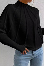 Load image into Gallery viewer, Mock Neck Batwing Sweater
