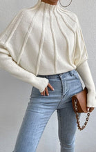 Load image into Gallery viewer, Mock Neck Batwing Sweater
