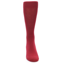 Load image into Gallery viewer, Apple Red Solid Color Men&#39;s Dress Socks
