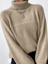 Load image into Gallery viewer, Knit turtleneck sweater
