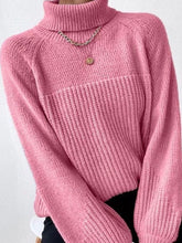 Load image into Gallery viewer, Knit turtleneck sweater

