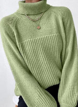 Load image into Gallery viewer, Knit turtleneck sweater
