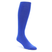 Load image into Gallery viewer, Royal Blue Solid Men&#39;s Over-the-Calf Dress Socks

