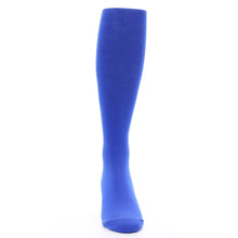 Load image into Gallery viewer, Royal Blue Solid Men&#39;s Over-the-Calf Dress Socks
