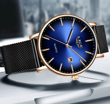 Load image into Gallery viewer, Men's Elegant  Watch With Stainless Steel Straps And Special Date Display Excellent Look Unique Design Perfect Gift

