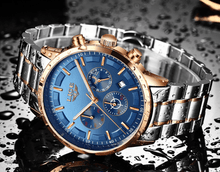 Load image into Gallery viewer, Men's Waterproof  Watch With Chronometers And Date Display Unique Design Perfect Gift
