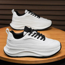 Load image into Gallery viewer, Men's Thick-soled Sports Shoes Casual Breathable Sneakers Lace-up Dad Shoes Boy
