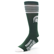 Load image into Gallery viewer, Michigan State Spartans Socks - Men&#39;s Athletic Crew Socks
