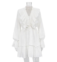 Load image into Gallery viewer, Long sleeve ruffle dress
