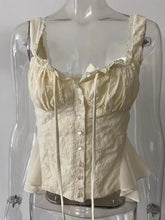 Load image into Gallery viewer, Button front tank top blouse
