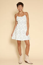 Load image into Gallery viewer, Floral spaghetti strap mini dress
