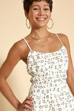 Load image into Gallery viewer, Floral spaghetti strap mini dress
