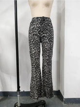 Load image into Gallery viewer, Leopard print high waist pants
