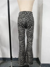 Load image into Gallery viewer, Leopard print high waist pants

