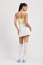 Load image into Gallery viewer, PLEATED MINI SKIRT
