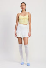 Load image into Gallery viewer, PLEATED MINI SKIRT
