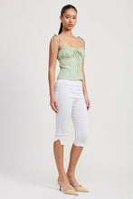 Load image into Gallery viewer, BUSTIER TOP WITH SHOULDER TIES
