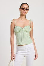 Load image into Gallery viewer, BUSTIER TOP WITH SHOULDER TIES
