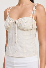 Load image into Gallery viewer, BUSTIER TOP WITH SHOULDER TIES
