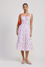 Load image into Gallery viewer, POPLIN MIDI A LINE DRESS
