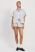 Load image into Gallery viewer, BUBBLE SLEEVE PLAD SHORTS
