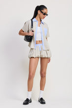 Load image into Gallery viewer, BUBBLE SLEEVE PLAD SHORTS
