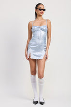 Load image into Gallery viewer, LACE HEM MINI DRESS
