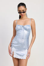 Load image into Gallery viewer, LACE HEM MINI DRESS
