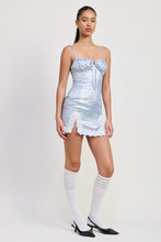 Load image into Gallery viewer, LACE HEM MINI DRESS
