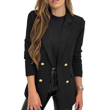 Load image into Gallery viewer, Casual Long Sleeve Lapel Button Autumn Coat
