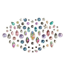 Load image into Gallery viewer, 23 Sets Glitter Face Jewels Sticker Temporary Party Face Makeup Tattoo Face Gems Glitter Face Jewels Crystal Stickers For Womens
