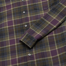 Load image into Gallery viewer, Brian Flannel Plaid Shirt - Grape Combo
