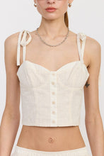 Load image into Gallery viewer, BUTTON UP SLEEVELSS TOP
